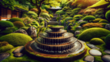 Create A Meditation Garden With A Zen Fountain And Serene Seating Area.