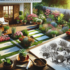 Create A Fairy Garden With Miniature Houses And Whimsical Decorations.
